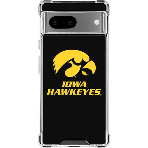 University of Iowa Hawkeyes Google Pixel 7a Clear Case